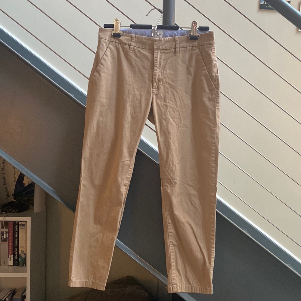 J. Crew lightweight slim boyfriend chinos